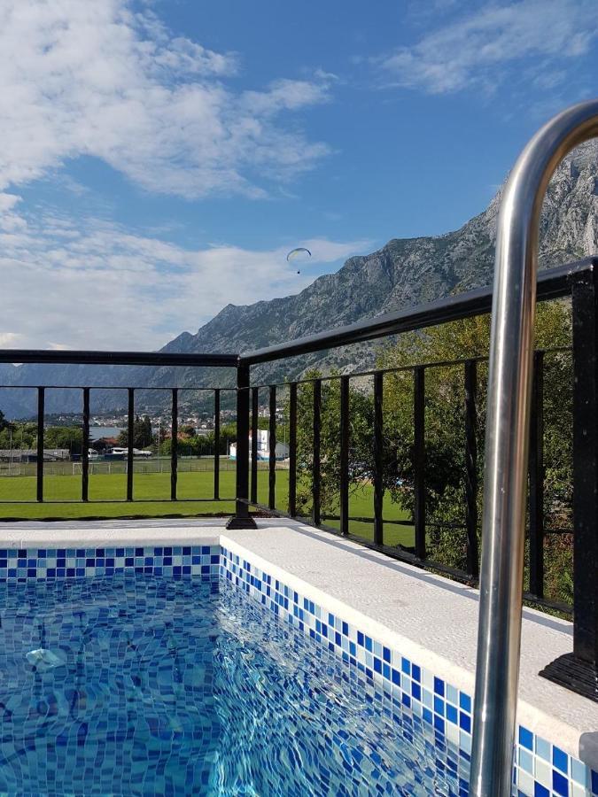 Sunshine Apartment With Private Pool And Parking Kotor Exterior foto